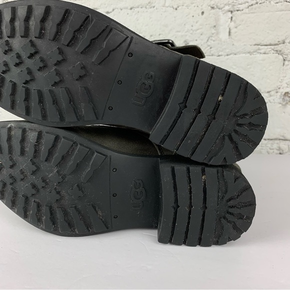 UGG Zia Lace Up Side Zip Waterproof Winter Snow Motto Boots 7 - Picture 11 of 15